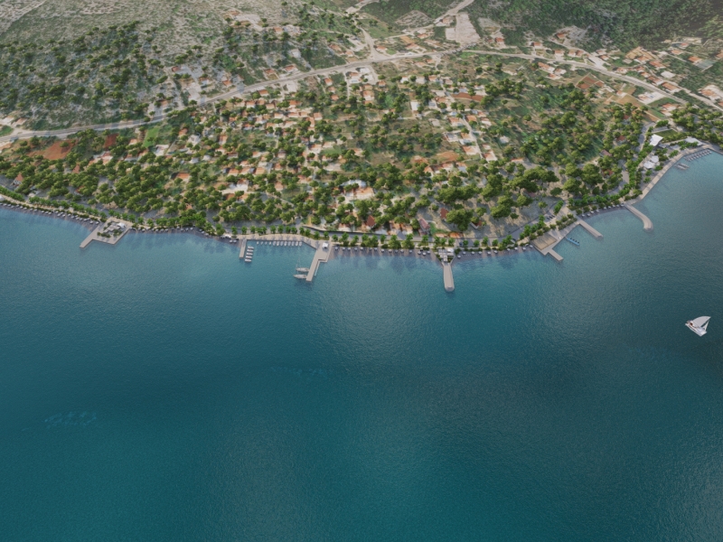 Obalni pojas Poljica — pogled 2